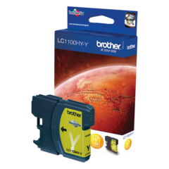 Brother LC1100HYY желтый картридж увеличенной емкости. Ресурс 750 стр. Для DCP-6690CW