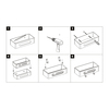 Lemark 9771043 Полка для душа прямая Lemark SHELF LINE из нерж. стали с крючками, хром/вставка-пластик графит