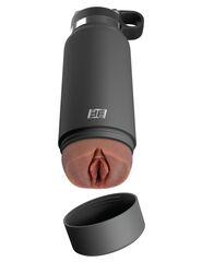 Смуглый мастурбатор-вагина в корпусе-бутылке F*ck Flask - 