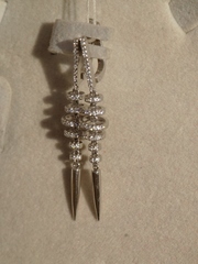 Юла ( серьги из серебра)