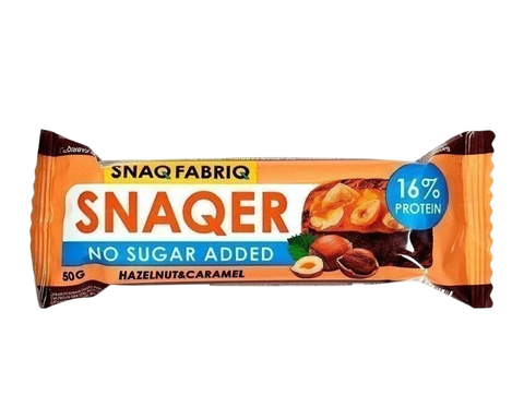 Батончик глазированный SNAQ FABRIQ Фундук и карамель 50г