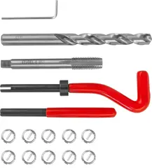Thorvik TRIS1015 Набор для восстановления резьбы M10x1.5, 15 предметов 53177