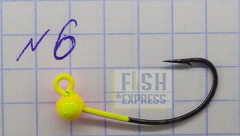 Джиг-головка TROUTTHEME  комплект 100шт ( 0,3г-20г\ 0,5г-20шт\ 0,75г-20шт/1г-20шт/1,5г-20шт.) ультрафиолет, крючок Decoy № 6 продажа от 1 комплекта(100шт)