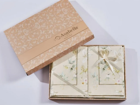 Постельное бельё Asabella 2254-6 египетский хлопок Premium (евро) - купить 4