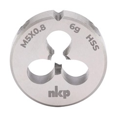 Плашка М 5,0х0,8 DINEN22568 HSS 6g 20х7мм NKP 240050N