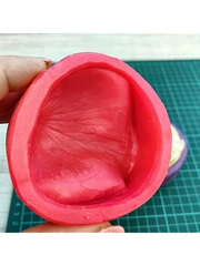 Молд пластиковый+Вайнер силиконовый лепесток розы 