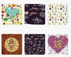 Блокнот спир А6 40л Принт в ассорти