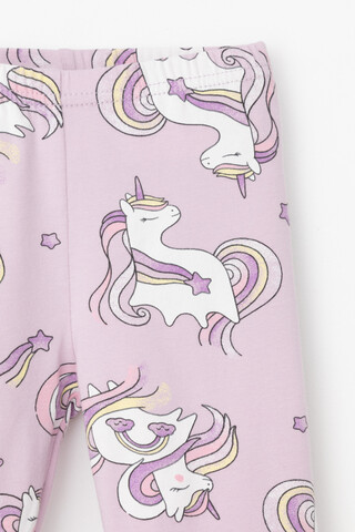 шорты  для девочки  КР 4036-1/ледяная орхидея,единороги к539