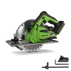 Циркулярная пила Greenworks GD24CS 24V аккумуляторная, без АКБ и ЗУ