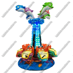 Электрическая карусель детская 4KIDS "Подводное царство"