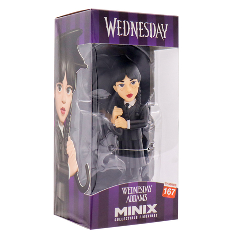 Фигурка Уэнсдей Аддамс с зонтиком из сериала Wednesday