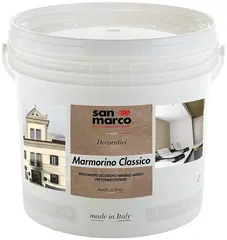 MARMORINO CLASSICO San Marco Минеральная декоративная штукатурка с мраморной крошкой.