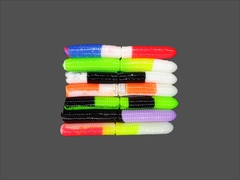 Форелевая силиконовая приманка COOL PLACE BUK FLOATING STRETCH цвет MIX 4  ( плавающая/ тянущаяся ) 65 мм/ 7 шт в банке.