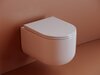 Ceramica Nova Ulma CN4006 Подвесной унитаз c ультра тонким сидением и крышкой с функцией плавного закрытия, цвет: белый