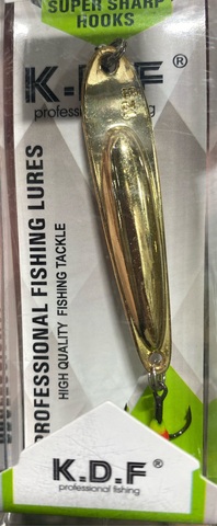 37 Блесна зимняя KDF Bergos 130-8013 8 гр 50 мм цв gold