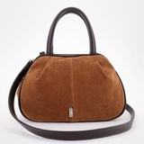 Сумка Саломея 479 эко-замша миндаль