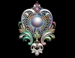 Силиконовый молд декор Афины мини