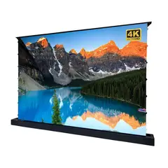 Экран S'OK для UST проектора 266x150 см, 4K, напольный c электроприводом, черный