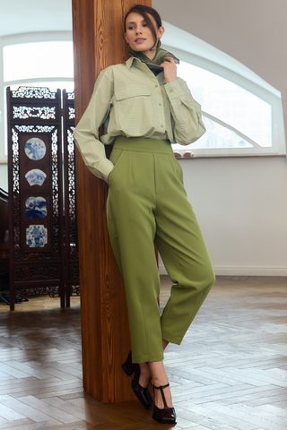 Рубашка салатовая