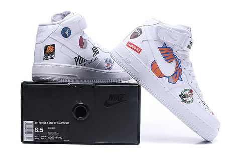 nike air force 1 x nba x supreme