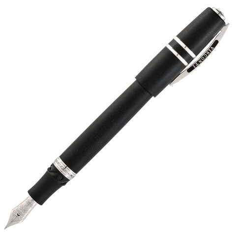 Ручка перьевая Visconti Homo Sapiens Steel Age Oversize, Black CT, Pd 23 K, F (Vs-591-99F)
