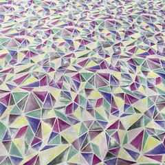 хлопок стрейч с ромбами фото