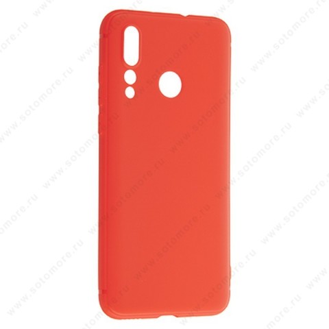 Накладка силиконовая Soft Touch ультра-тонкая для Huawei Nova 4 красный