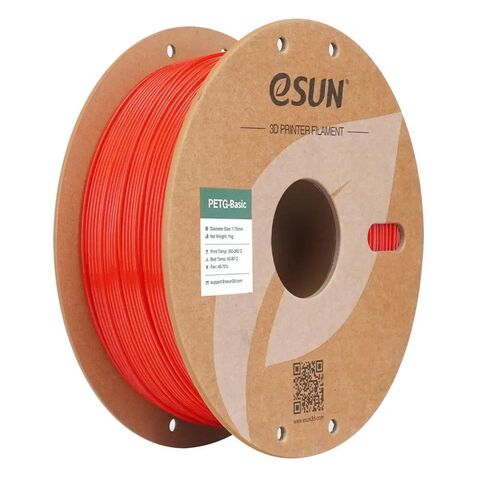 Пластик для 3D-печати eSUN PETG-Basic, 1.75 мм, 1 кг, красный, PETG-Basic175R1P1
