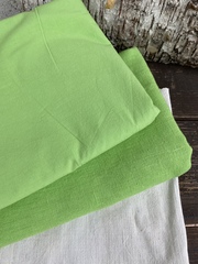Набор отрезов Tropical green лён + хлопок