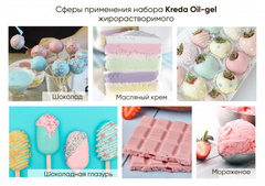 Oil-gel 11 черный, краситель жирорастворимый пищевой 10мл