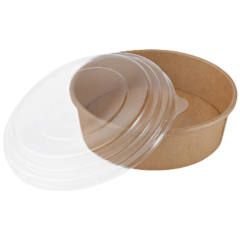 Посуда однор Контейнер салатник 620мл 3шт