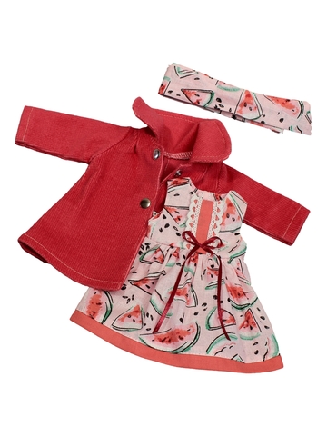 Пальто и платье - Розовый 1. Одежда для кукол, пупсов и мягких игрушек.