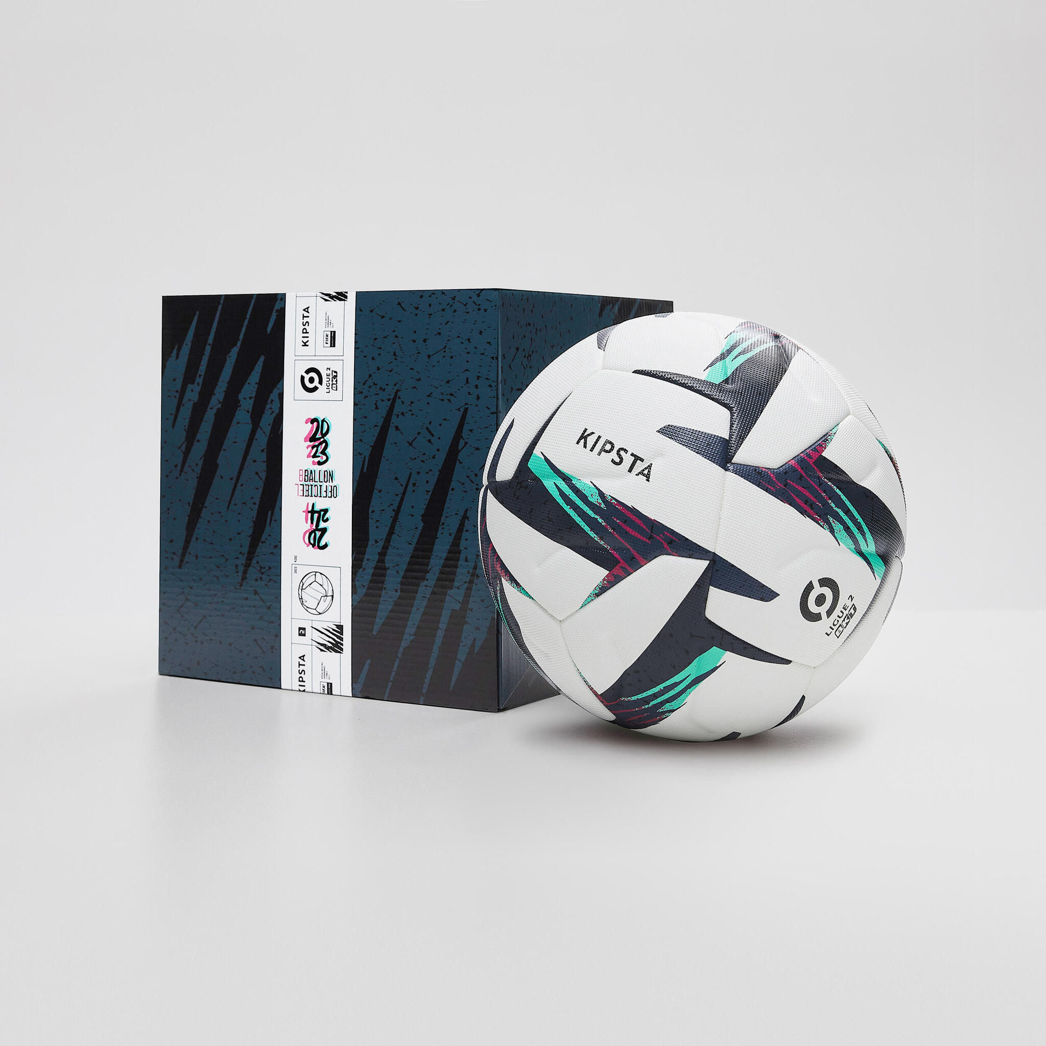 Мяч Kipsta Ligue 2 BKT Officiel Match Ball 2023 в коробке купить в Москве |  Доставка по России.