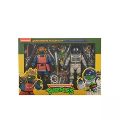 Фигурки NECA Teenage Mutant Ninja Turtles: Samurai Adventure Michelangelo and Space Adventure Donatello (Бамп)