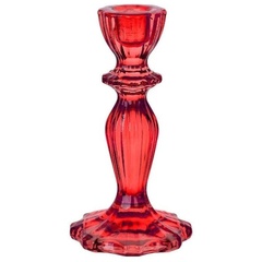 Подсвечник красный 1 шт.