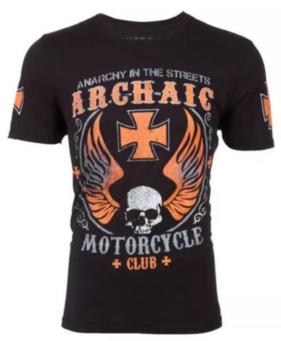 Archaic | Футболка мужская Rebel Killer Black AM1792BL от Affliction спереди
