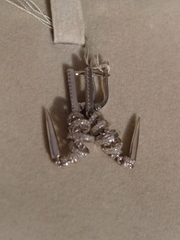 Юла ( серьги из серебра)
