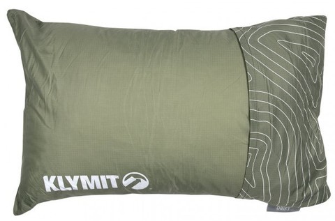 Картинка подушка надувная Klymit Drift Camp Pillow Regular зеленая - 1
