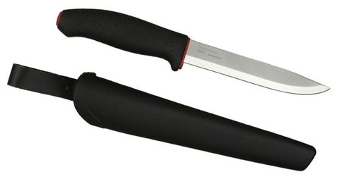 Нож Morakniv Allround 731 стальной разделочный, лезвие: 148 mm, прямая заточка, черный (1-0731)