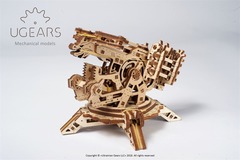 Башня-аркбаллиста (Ugears) - Деревянный конструктор, сборная механическая модель, 3D пазл