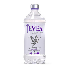 Минеральная природная питьевая вода «JEVEA CRYSTALNAYA» с газом / 1 л