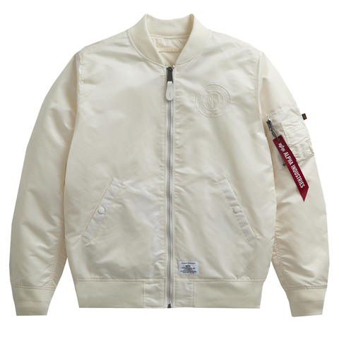 Бомбер Alpha Industries L-2B Blood Chit Gen II Off White (Белый)