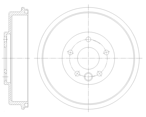 Барабан тормозной G-brake  GD-06398