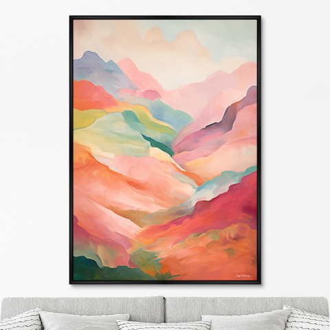 ArtNoMore - Репродукция картины на холсте Landscape collection, The hills, No 1, 2024г.