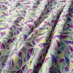 хлопок с геометрическим принтом фото