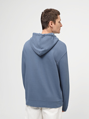 Толстовка Alpha Industries Essential French Terry Hoodie Copen Blue (Синий)