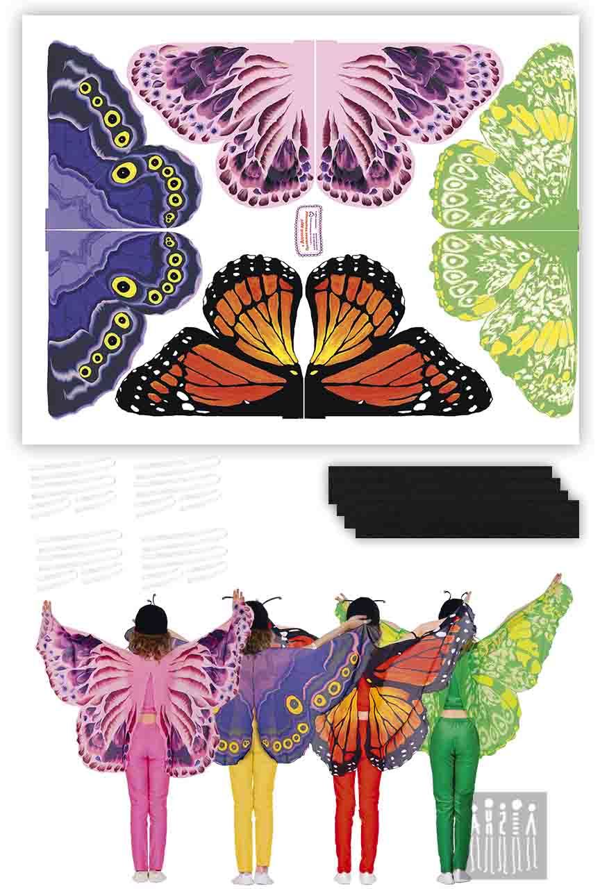 МК крылья для бабочки своими руками | Платье бабочка | Бесплатные мастер-классы
