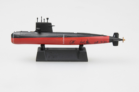 Модель Подводная лодка Тип 039A масштаб 1:700 ВМФ КНР