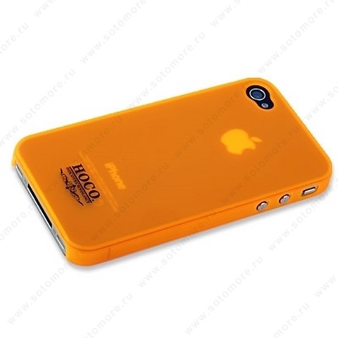 Накладка HOCO для iPhone 4 - HOCO Frosted Case Orange