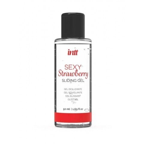 Лубрикант с клубничным ароматом Sexy strawberry от INTT, 50 мл
